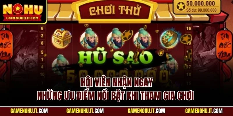 Hội viên nhận ngay những ưu điểm nổi bật khi tham gia chơi